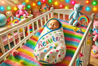 personalized baby swaddle