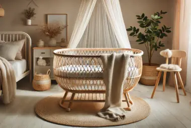 rattan bassinet