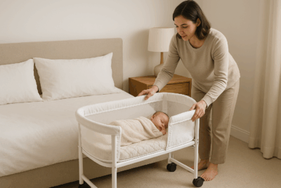 bassinet with wheels