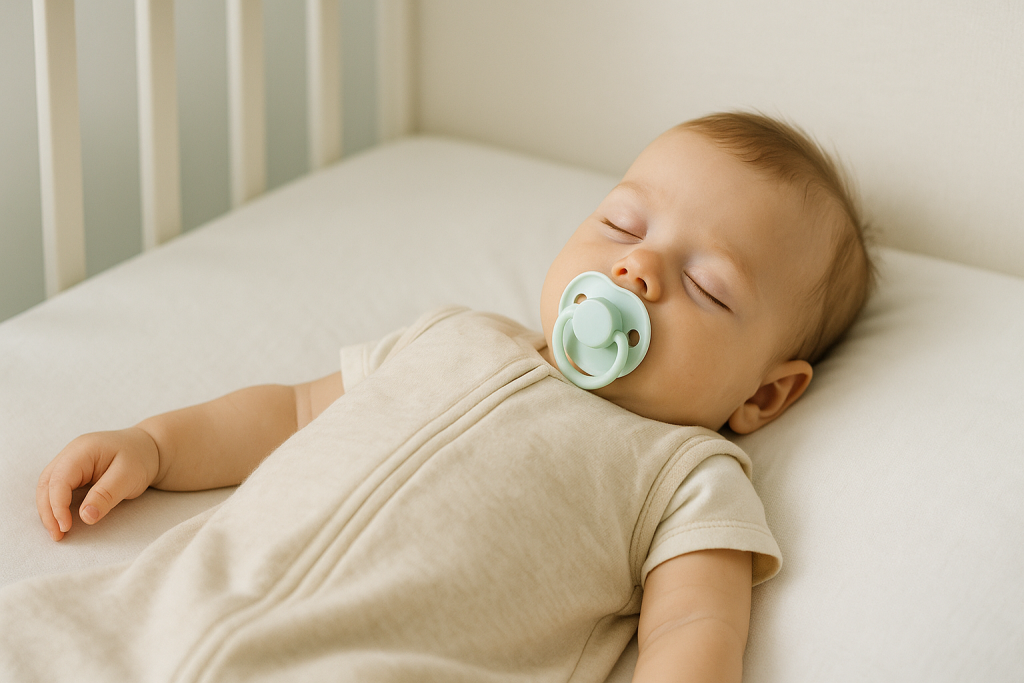 can a newborn sleep with a pacifier