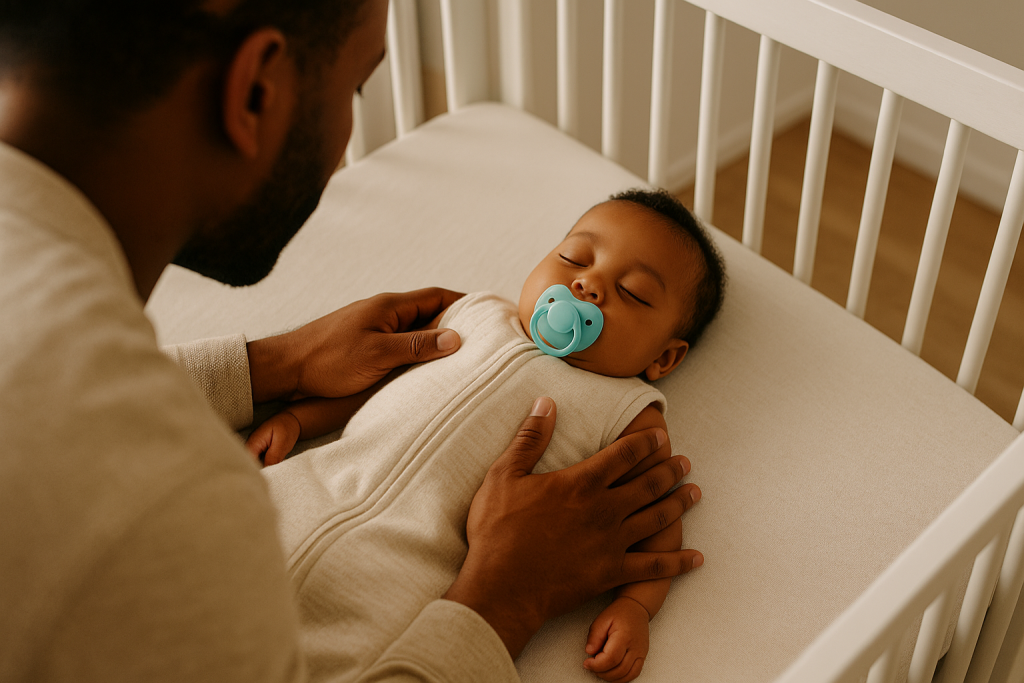 can a newborn sleep with a pacifier