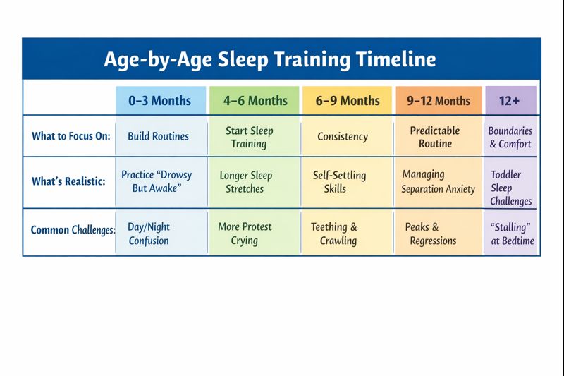 when to start sleep training baby