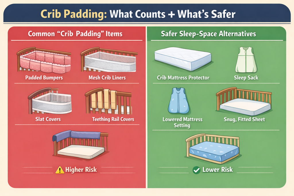 crib padding