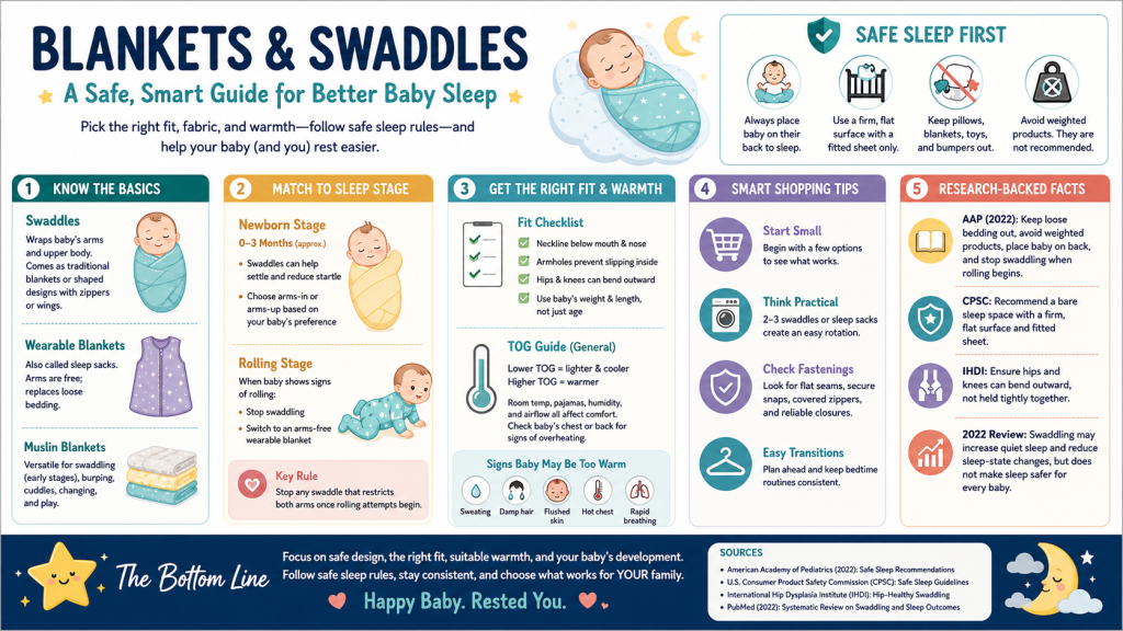 blankets and swaddles