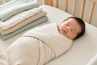 Unweighted Newborn Swaddle Wraps