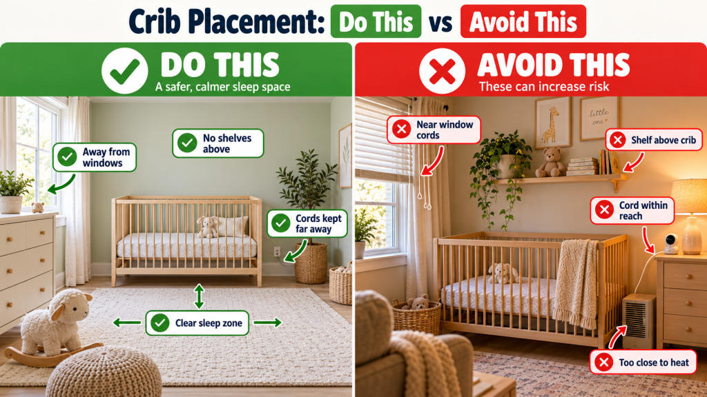Crib Placement In Nursery